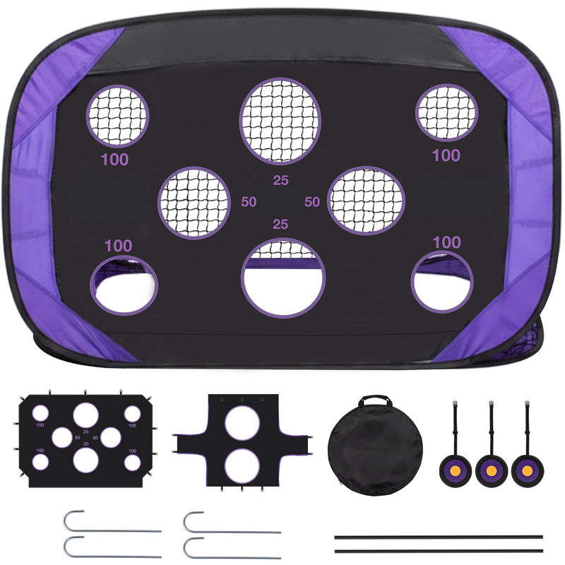 Advwin Pop-Up 2-in-1 Football Goal 120×80cm