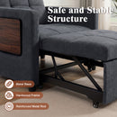 Advwin 3 in 1 Convertible Sofa Bed Linen Sleeper Chair (Pre-Order)
