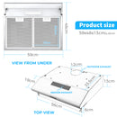 Advwin 60cm Range Hood Black