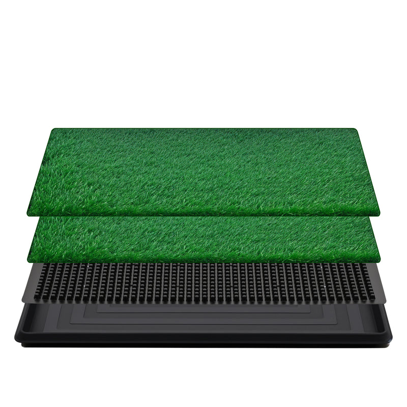 Advwin Dog Grass Pad with Tray