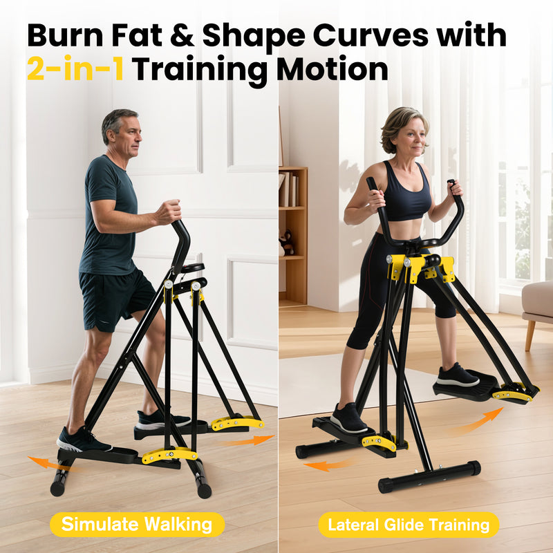 Advwin Air Walker Exercise Machine Foldable Fitness Glider