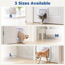 Advwin Weatherproof Dog Door for Medium Pets 22×28.5cm