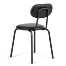 Advwin Kitchen Dining Chairs Black Set of 4