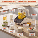 Advwin 1.5L Smart Glass Electric Kettle with Temp Control