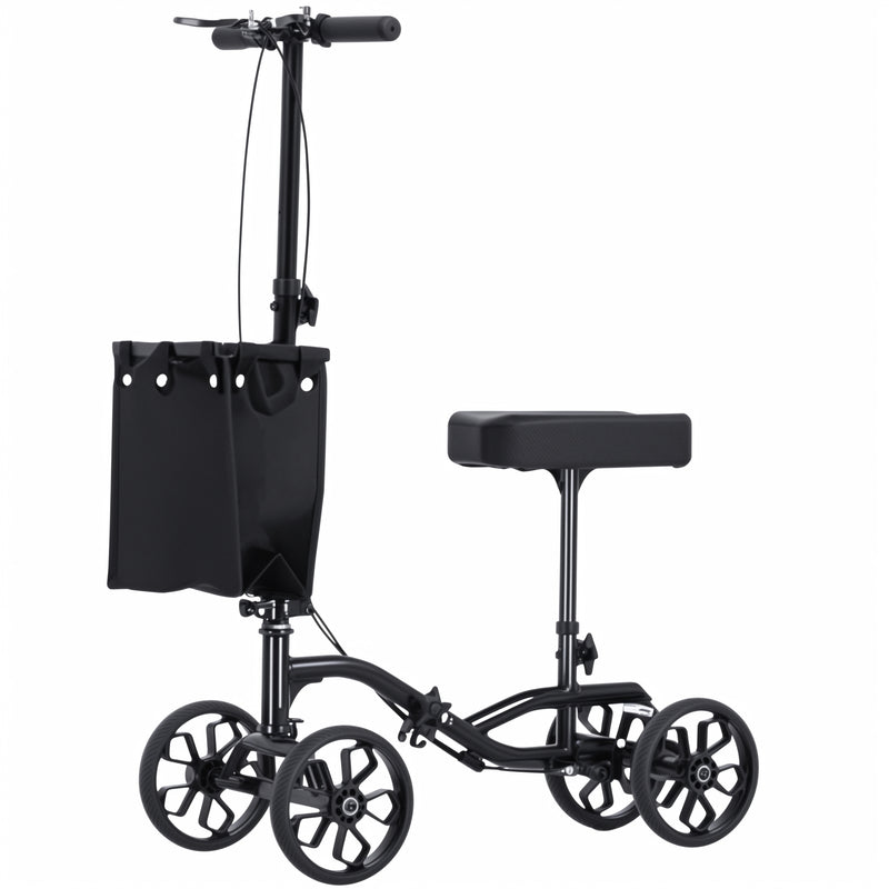Advwin Knee Walker Scooter with 10" Rubber Tires