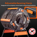 Advwin 200L Dual Chamber Outdoor Compost Tumbler