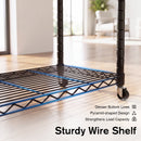 Advwin Adjust Closet Racks w/ 4 Hang Rods & 2 Shelves