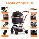 Advwin 3-in-1 Foldable Pet Stroller