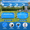 Advwin Steel Frame Pool w/ Filter Pump 305x305x76cm