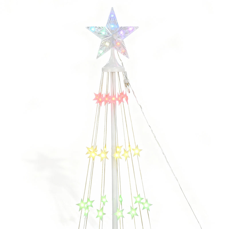 Advwin 204cm Christmas Cone Tree Lights with LED Lights