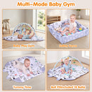 Advwin 8-in-1 Baby Gym Play Mat w/ Ball Pit & Sensory Toys