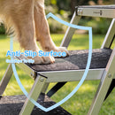 Advwin 5 Steps Dog Ramp for Car with Adjustable Height