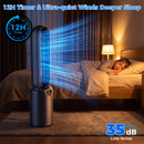 Advwin Bladeless Tower Fan with Air Purification Filter
