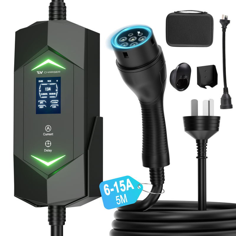 Advwin Type 2 EV Charging Cable 10A to 15A