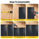 Advwin 16pcs Galvanized Steel Roof Panels