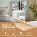 Advwin Dressing Table Stool Set Makeup Dresser(Pre_Order)