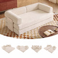 Advwin 5-in-1 Convertible Folding Loveseat Sofa Bed