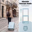 Advwin 2PCS Attachable Hardshell Luggage Set 14/20 Inch