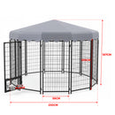 Advwin Heavy Duty Outdoor Dog Kennel with Roof