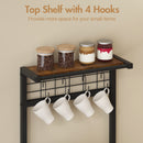 Advwin 5 Tiers Kitchen Bakers Rack with Power Outlet
