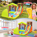 Advwin 10-in-1 Kids Inflatable Jumping Castle w/ Water Slide