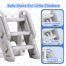 Advwin 9 in 1 L-Shaped Toddler Slide Playset