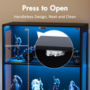 Advwin 4 Tier Display Cabinet Tall Storage