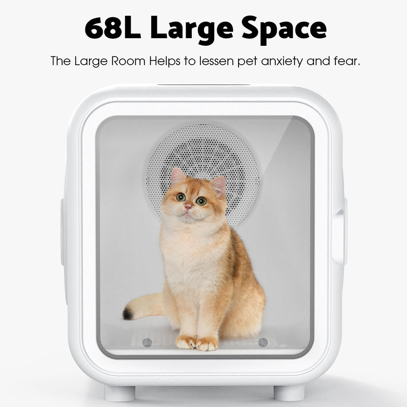 Advwin 68L Automatic Pet Hair Dryer Box Temperature Control