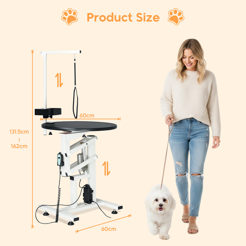 Advwin Electric Lifting Pet Grooming Table 24Inch 360°