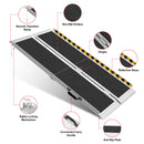 Advwin Wheelchair Ramp 5FT Portable Folding Aluminium Ramp