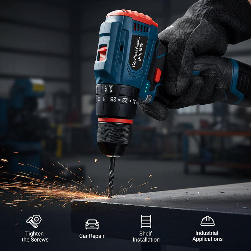 Advwin 3-in-1 Brushless Impact Driver Kit 2-Speed