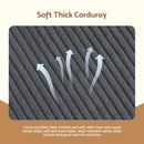 Advwin Corduroy Modular Sofa with Storage 256cm (Pre-Order)