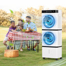 Advwin Evaporative Air Cooler Fan Dual-Turbine Airflow