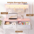 Advwin 80cm Small Desk w/ Monitor Stand & Pegboard