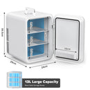 Advwin 13L Portable Mini Fridge White