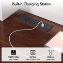 Advwin Kitchen Bakers Rack with Power Outlets