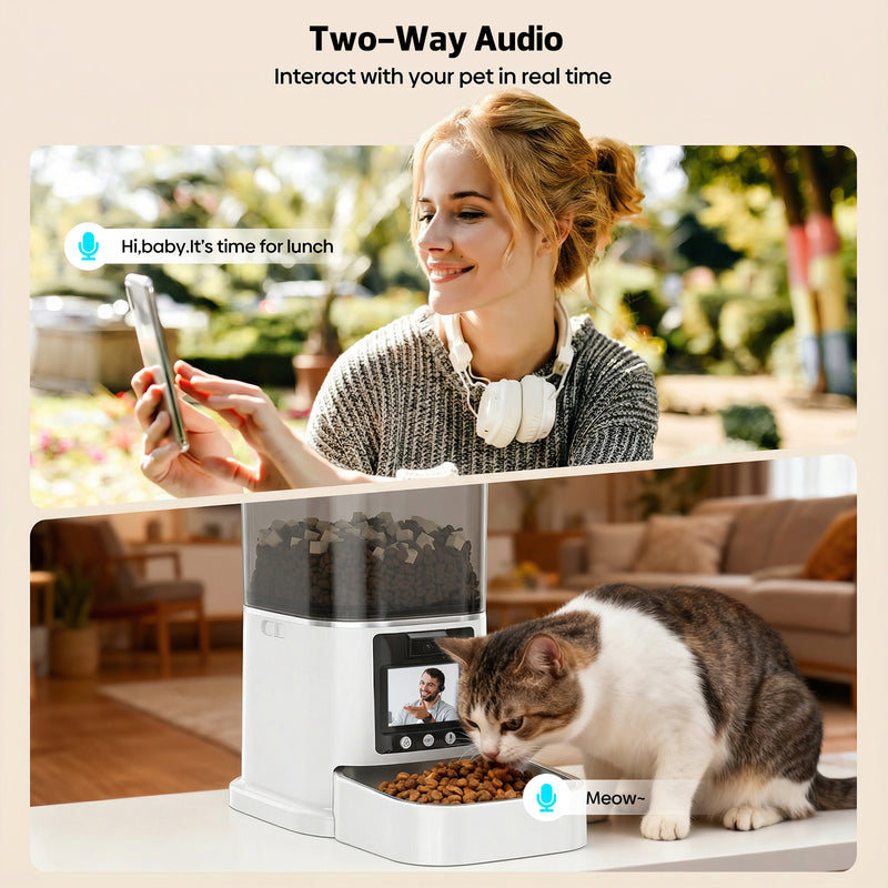 Advwin Smart Pet Feeder 5L w/ HD Camera & 2-Way Audio