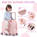Advwin Kids 20" Ride On Suitcase w/ 12" Travel Bag