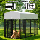 Advwin Dog Cage with UV-Resistant Waterproof Roof
