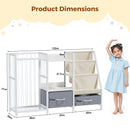 Advwin Kids Bookshelf & Toy Storage Organizer