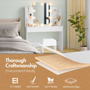 Advwin Dressing Table Stool Set 10 LED Bulbs Vanity