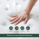 Advwin 32cm Double Mattress Pocket Spring Medium Firm