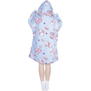 Advwin Oversized Sherpa Wearable Blanket Hoodie Adult