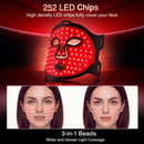 Advwin Wireless Red Light Therapy LED Face Mask w/ 4 Modes