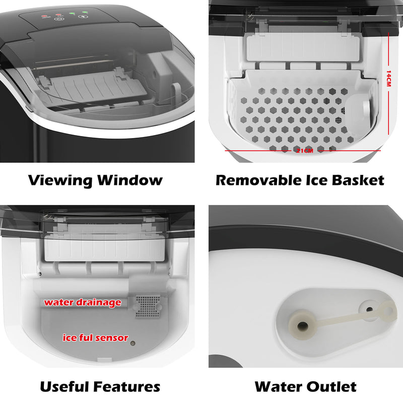 Advwin Portable Ice Maker Commercial Ice Maker Machine