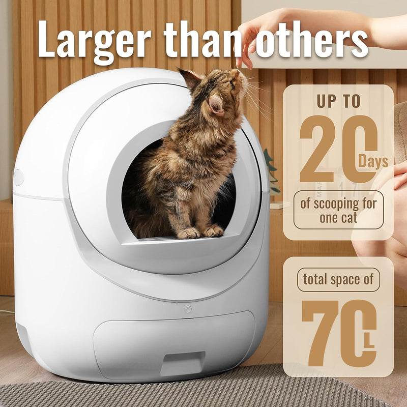 Advwin Self Cleaning Smart Cat Litter Box