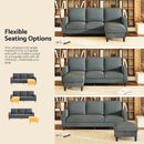 Advwin 3 Seater Sofa Lounge Set Grey