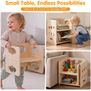 Advwin Kids Weaning Table & Chair Set with Chalkboard