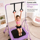 Advwin Kids Gymnastics Bar Adjustable Height Horizontal Bar