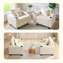 Advwin Corduroy Single Sofa with Storage (Pre-Order)